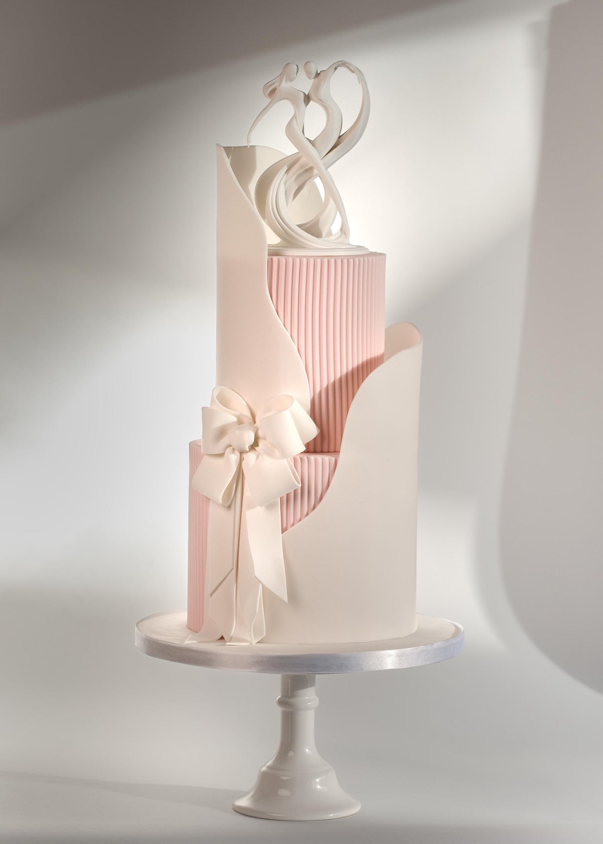 Dancing Couple Sculpture - Wedding Cake Topper / Decoration