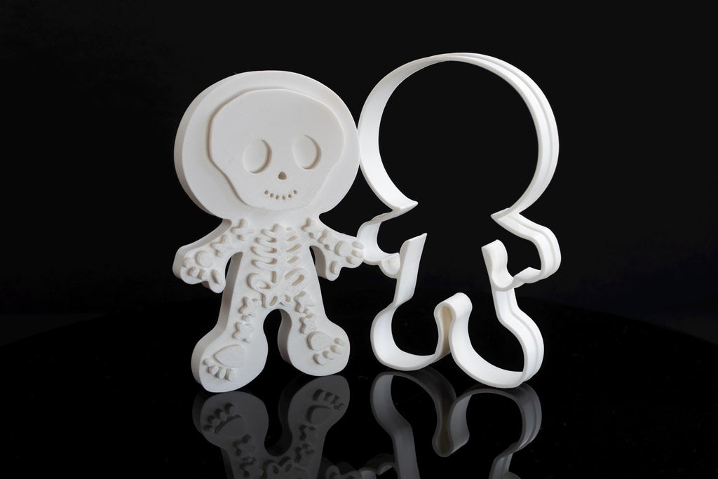 Halloween Cookie Cutter & Fondant Embosser Set - Skeleton