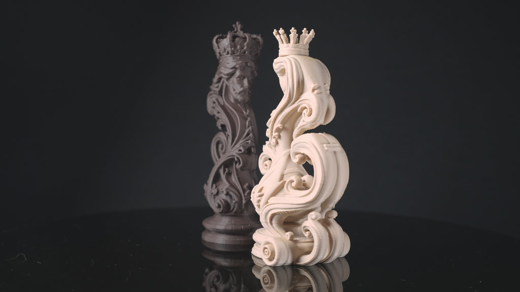 King & Queen - Chess Inspired Wedding Cake Topper / Decoration