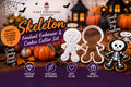 Halloween Cookie Cutter & Fondant Embosser Set - Skeleton
